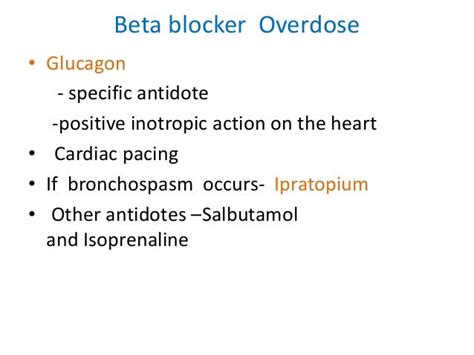 beta blocker reversal|17. Beta Blocker Overdose .